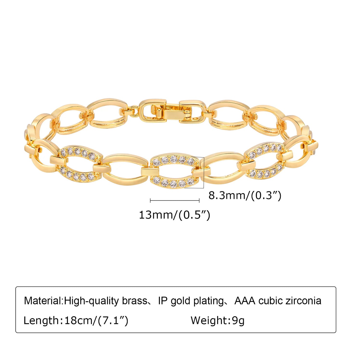 Women Stainless Steel Chain Bracelet