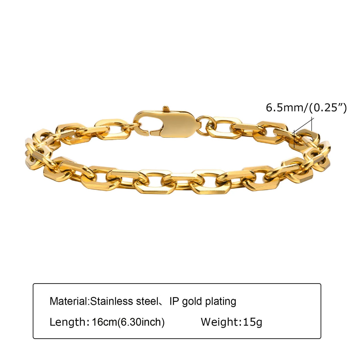 Women Stainless Steel Chain Bracelet