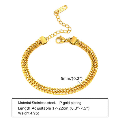Women Stainless Steel Chain Bracelet