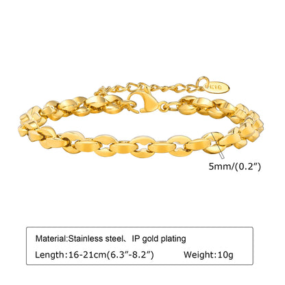 Women Stainless Steel Chain Bracelet