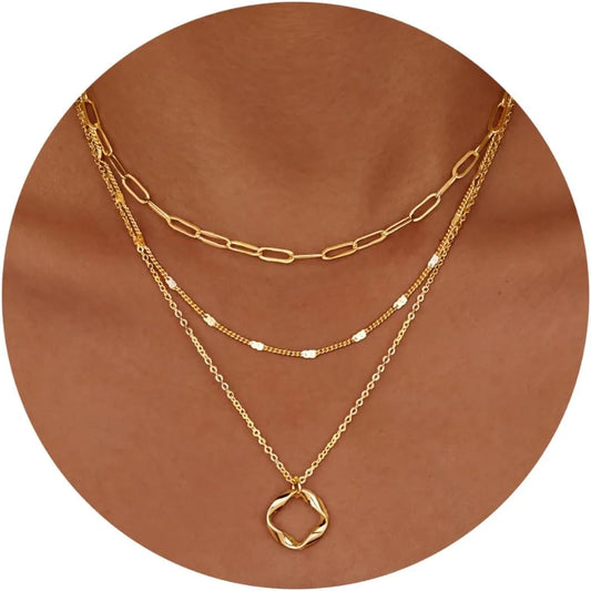 Layered Gold Necklace