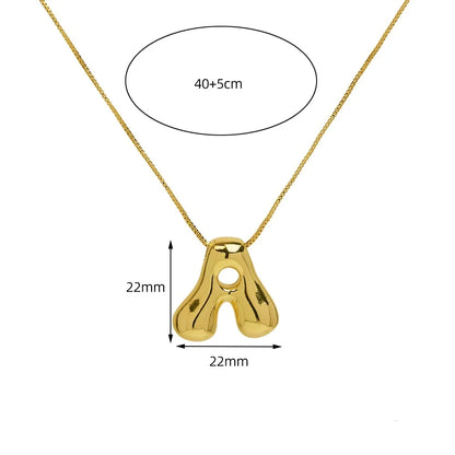 Stainless Steel Initial Necklace
