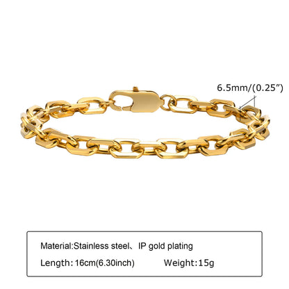 Women Stainless Steel Chain Bracelet