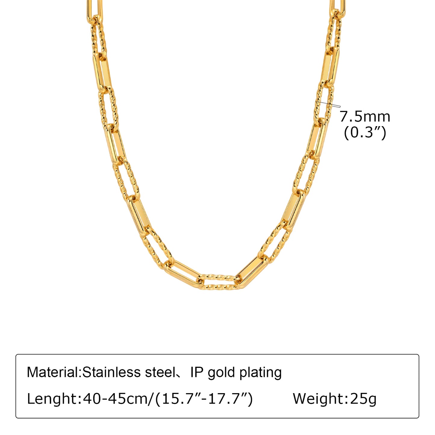 Women Stainless Steel Chain Bracelet