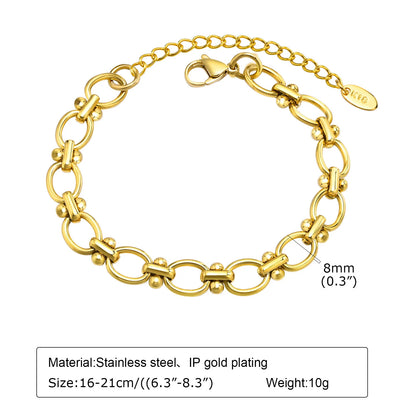 Women Stainless Steel Chain Bracelet