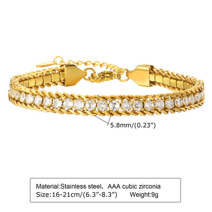 Women Stainless Steel Chain Bracelet
